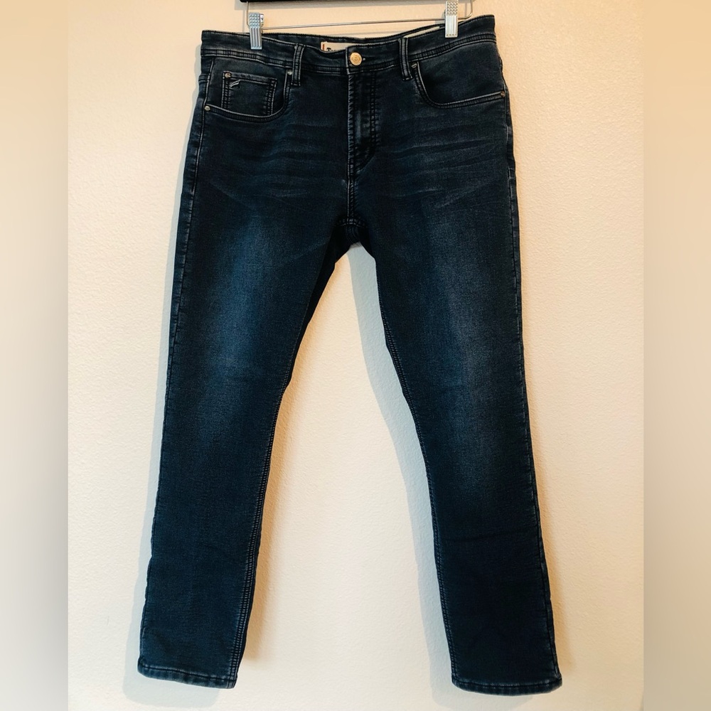 Tailor Vintage Skinny Blue Jeans with Natural Wear perfect condition